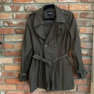Beautiful Sage Green Peacoat